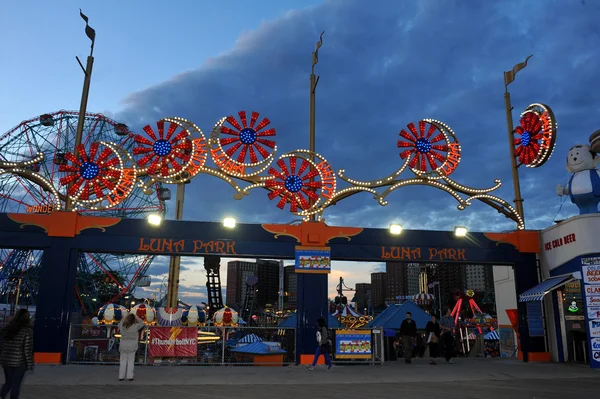 Coney Island Luna Park — Stock Photo, Image