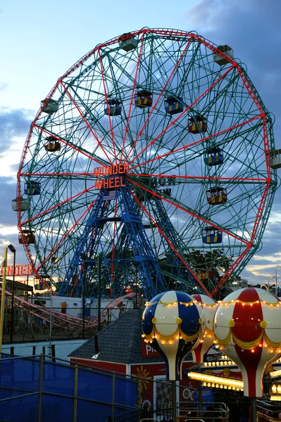 Wunderrad auf der Coney Island — Stockfoto