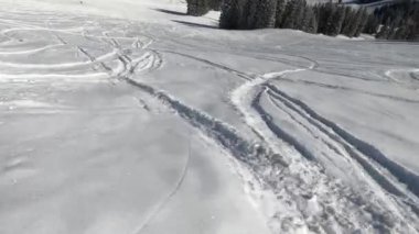 Moğol Bowl 'unda kayak yaparken, Vail Kayak Tesisi.