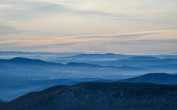 Top View Peak Mansfield Valley Vermont Usa — Stockfoto