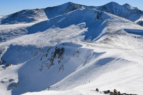 Terreno Extremo Lake Chutes Aberto Para Explorar Pico Breckenridge Ski — Fotografia de Stock