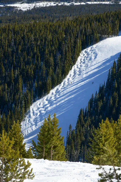 Vista Para Black Diamond Trail Breckenridge Ski Resort Colorado — Fotografia de Stock
