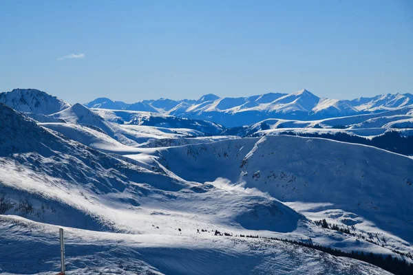 Vista Dal Picco Presso Stazione Sciistica Breckenridge Colorado — Foto Stock