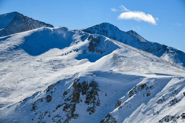 Gipfelblick Vom Peak Skigebiet Breckenridge Colorado — Stockfoto