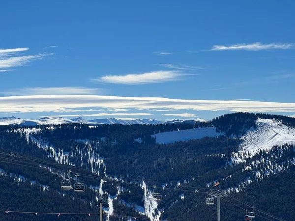 Vue Imprenable Sommet Montagne Station Ski Vail Dans Colorado — Photo