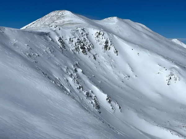 Extremes Gelände Peak Skigebiet Breckenridge Colorado — Stockfoto