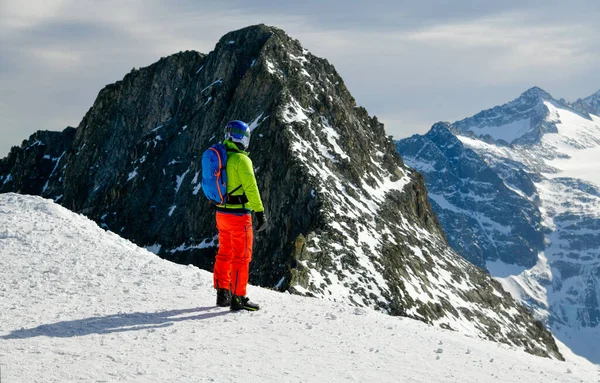 Ponte Legno Estância Esqui Monte Adamello Itália Europa Belo Destino — Fotografia de Stock