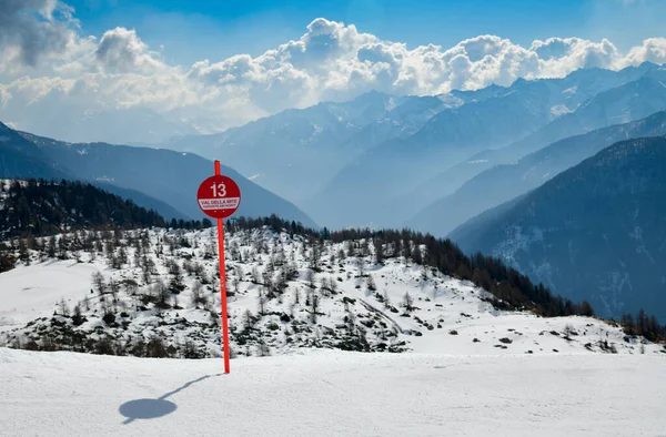 Pejo Ski Resort Val Sole Valley Italien Europa Stelvio Nationalpark — Stockfoto