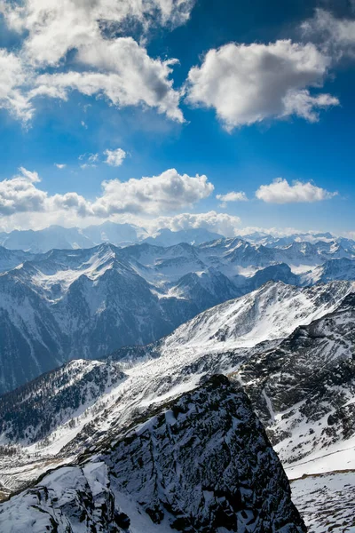 Pejo Fonti Ski Resort Stelvio National Park Trentino Alpes Itália — Fotografia de Stock