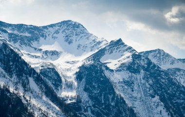 Val di Sole Pejo 3000, Pejo Fonti kayak merkezi Stelvio Ulusal Parkı, Trentino, İtalya Alpleri.