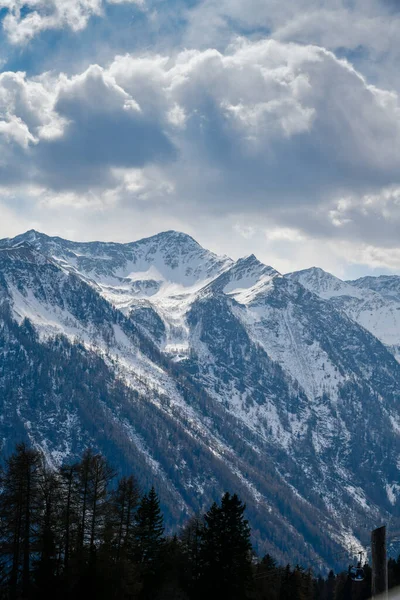 Val Sole Pejo 3000 Pejo Fonti Ski Resort Parque Nacional — Fotografia de Stock