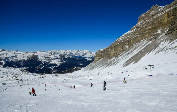 Lyžařské Středisko Madonna Campiglio Které Nachází Oblasti Brenta Dolomites Itálii — Stock fotografie