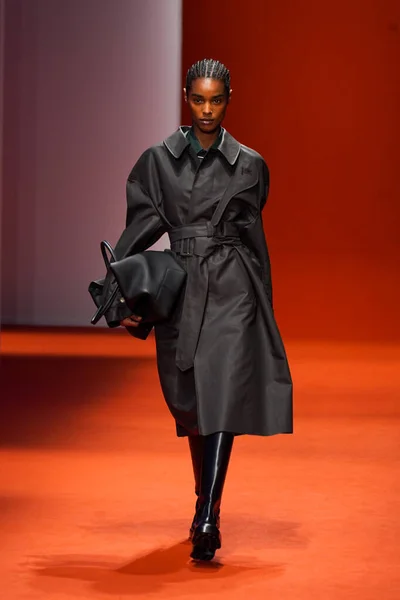Milan Italy February Model Walks Runway Tod Fashion Show Milan — Fotografia de Stock