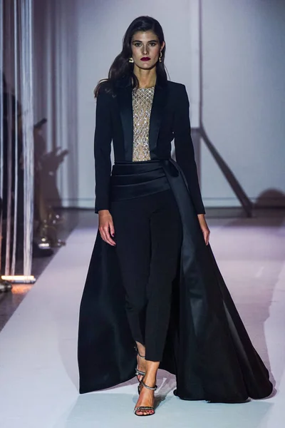 Milan Italy February Model Walks Runway Elisabetta Franchi Fashion Show — Stockfoto
