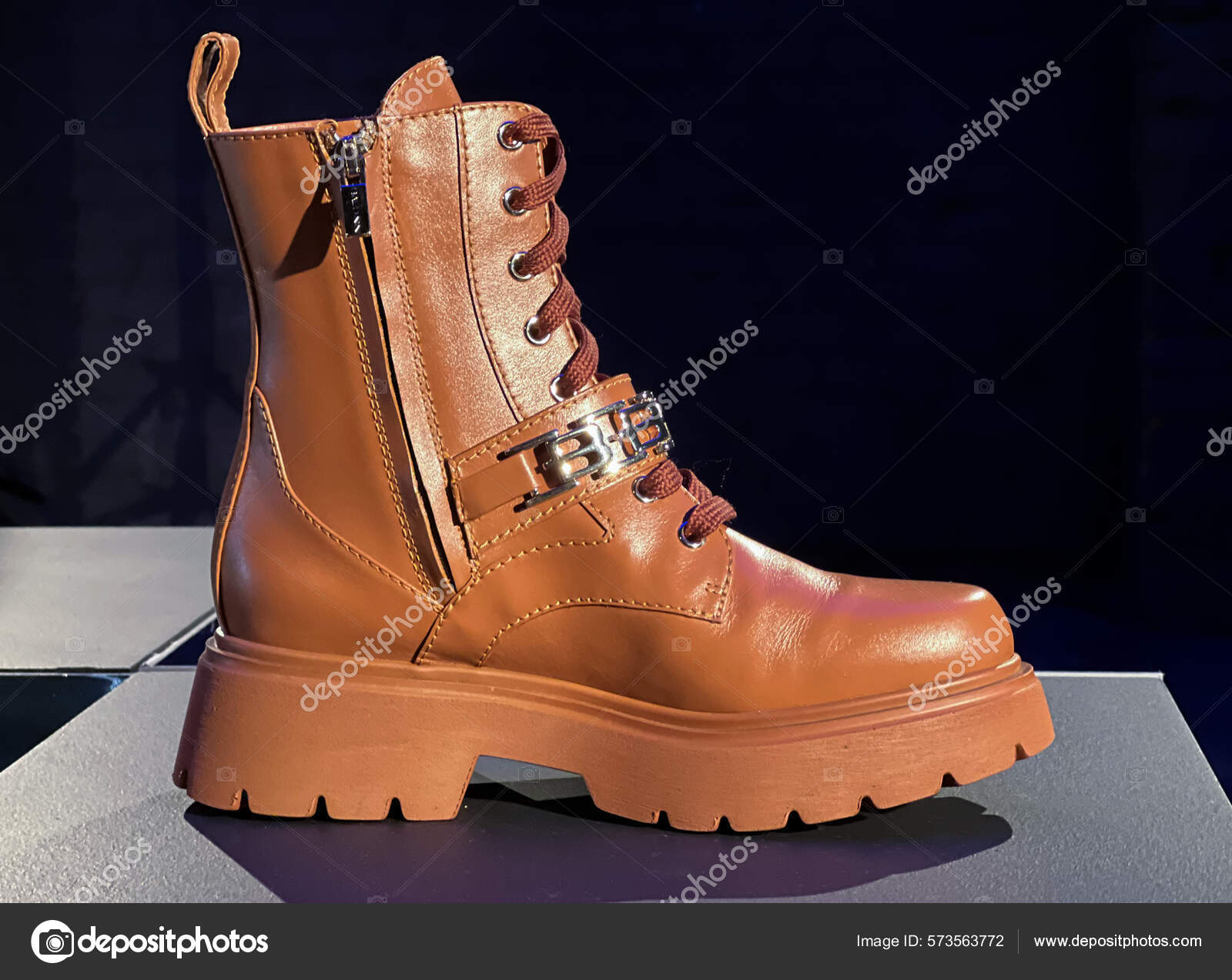 Baldinini hiking lace-up boots - Brown