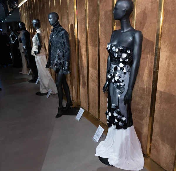 Milan Italien Ruari Skyltdockor Cristiano Burani Mode Presentation Milan Fashion — Stockfoto