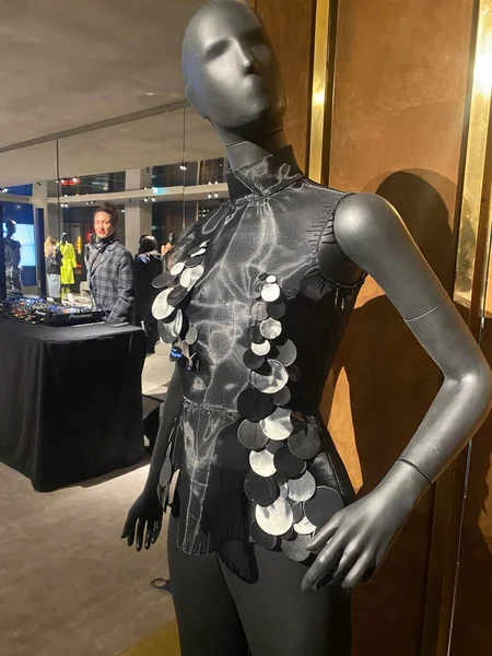 Milan Italië Februari Mannequins Tijdens Modepresentatie Van Cristiano Burani Tijdens — Stockfoto
