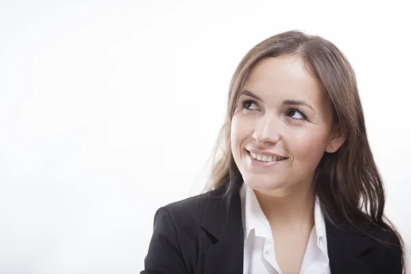 Zakenvrouw glimlachen — Stockfoto