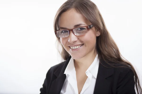 Businesswoman in glasses — Stock Photo, Image