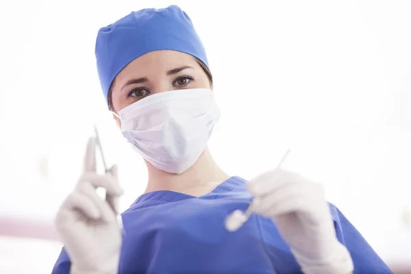 Working dentist — Stock Photo, Image