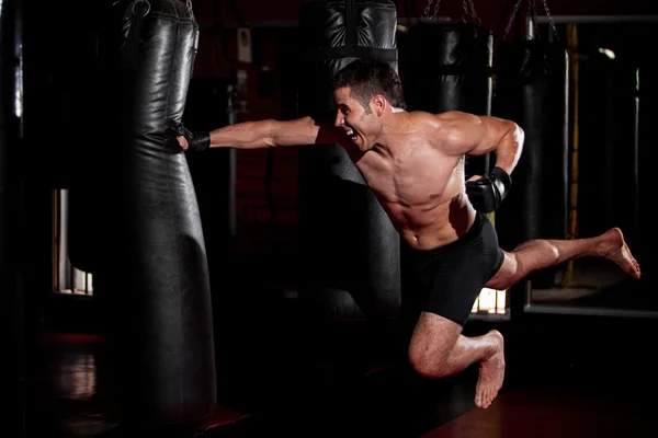 Jovem lutador Boxer — Fotografia de Stock