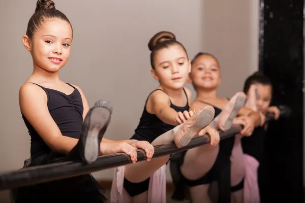 Gelukkig balletdansers — Stockfoto