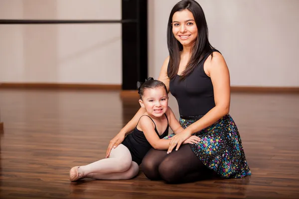 Istruttore di danza e studente — Foto Stock