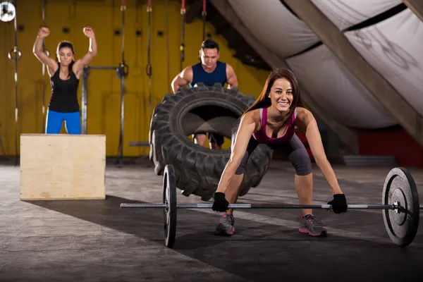 Nos encanta crossfit — Foto de Stock