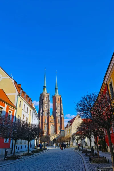 Breslavia Polonia Agosto 2021 Bellissima Cattedrale Breslavia — Foto Stock