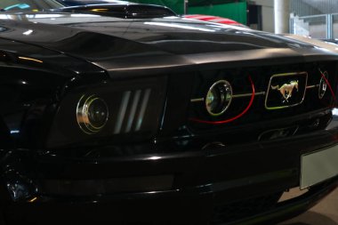 Wroclaw, Polonya, 12 Ağustos 2021 güçlü modern araba Ford Mustang