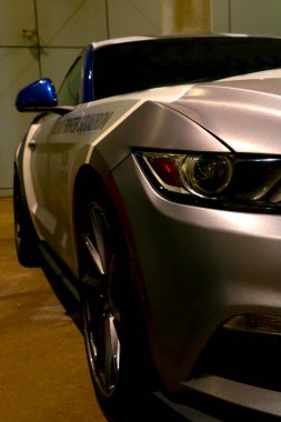 Wroclaw, Polonya, 25 Ağustos 2021 Güçlü Ford Mustang