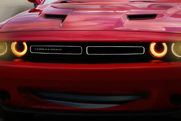 Wroclaw Poland 2021 Dodge Challenger 자동차의 현대식 — 스톡 사진