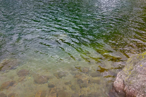 Вид Воду Горном Озере Осенью — стоковое фото
