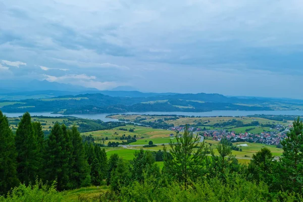 Top View Mountainous Landscape Countryside — Stockfoto