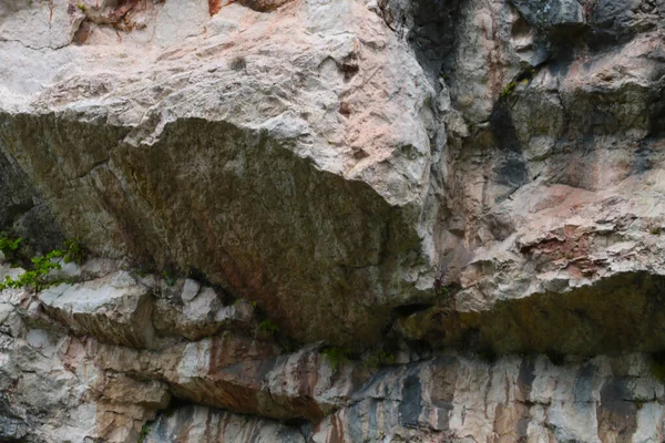 Textura Pedra Uma Rocha Montanha Fundo — Fotografia de Stock
