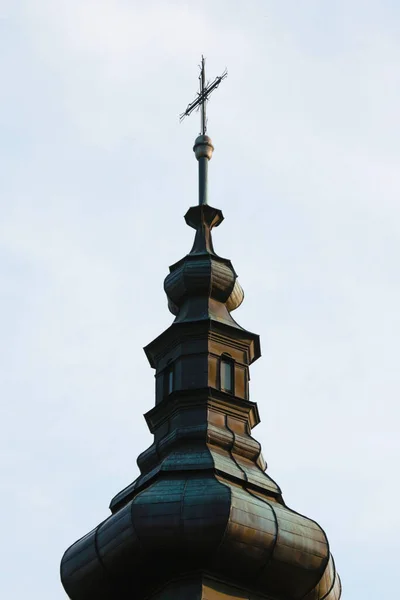 Cúpula Igreja Igreja Contra Céu — Fotografia de Stock
