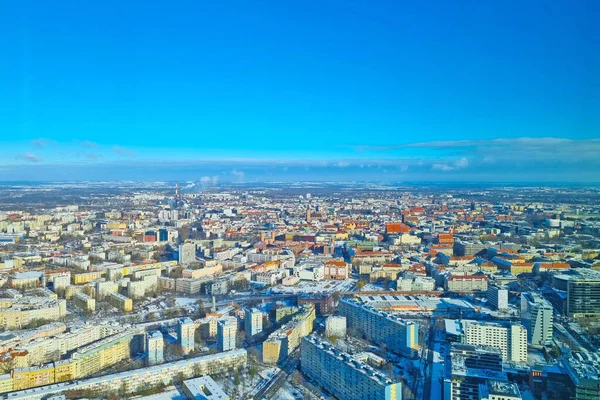 Breslau Polen Juli 2021 Malerische Aussicht Aus Der Höhe Des — Stockfoto