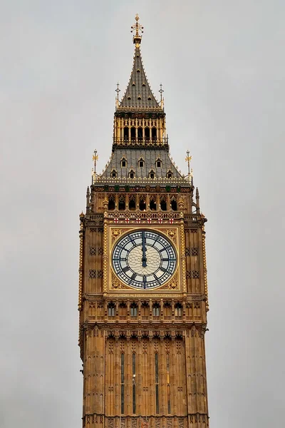 London United Kingdom February 2022 Big Ben Popular Tourist Name — стоковое фото