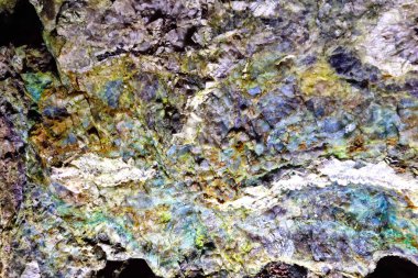 Parlak renkli kaya, arka plan madenciliği