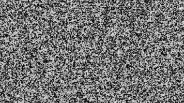 Değişen siyah ve beyaz doku. Siyah ve beyazı değiştirmenin döngüsel animasyonu. Soyut yüzey tozu