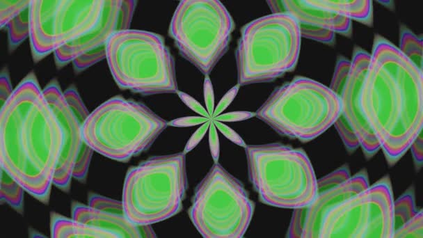 Green Changing Abstraction Motion Animation Sticky Video Abstract Background — ストック動画