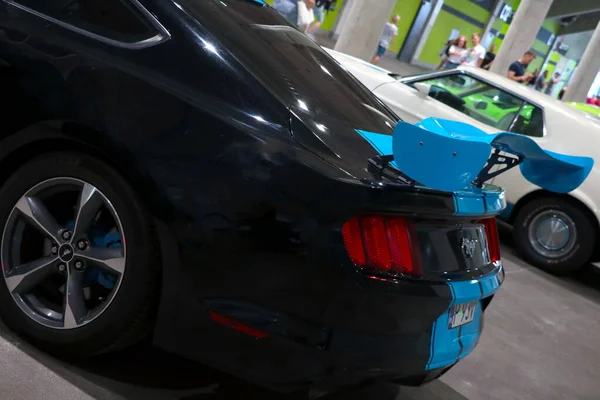 Вроцлав Польша Августа 2021 Года Спортивный Мощный Ford Mustang Тюнинг — стоковое фото