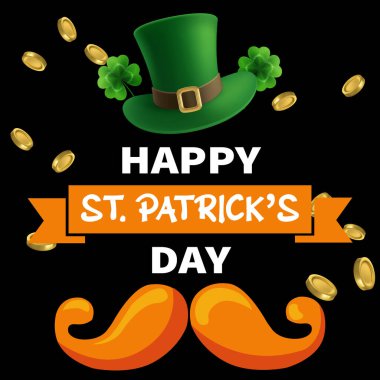 Mutlu Aziz Patrick günleri sosyal medya broşür tasarımı