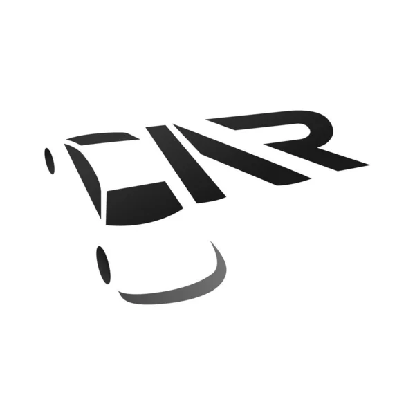 Creativo Lettera Auto Logo Modello Design — Vettoriale Stock