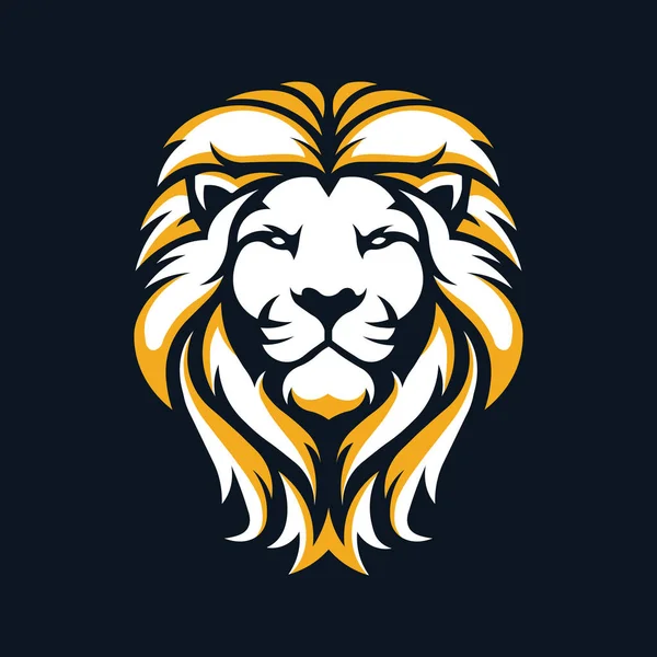 Lion Logo Shirt Template Design — 스톡 벡터