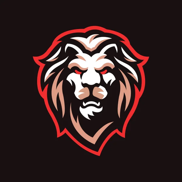 Aslan logosu t-shirt poster afişi sosyal medya şablon tasarımı