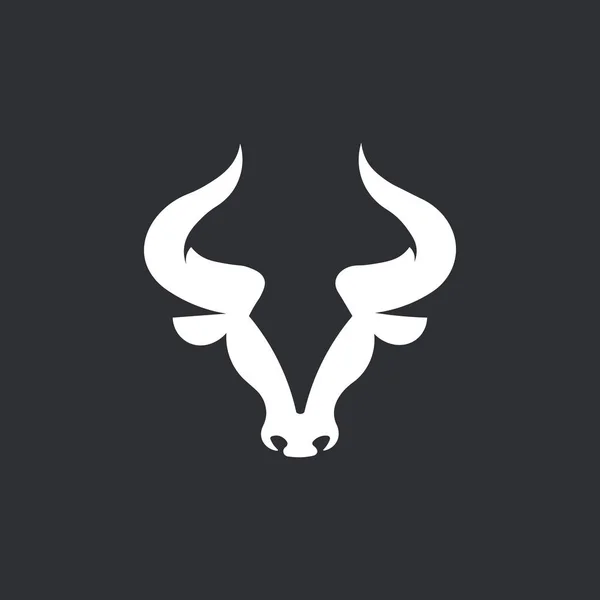 stock vector bull logo or t shirt template design