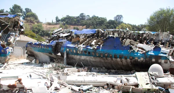 Flugzeugabsturz — Stockfoto