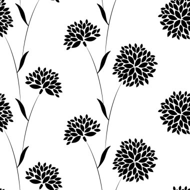 Dikişsiz vektör çiçek elegance modeli