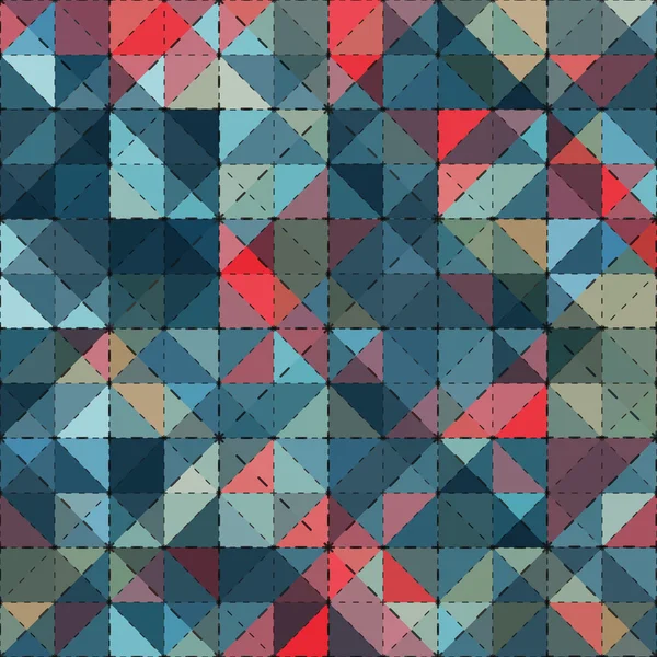 シームレスな抽象的な三角形の背景 — ストックベクタ